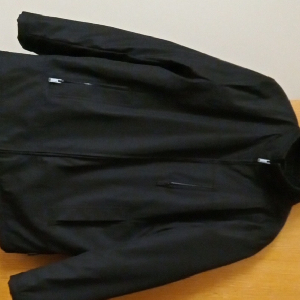 Calvin Klein Black Windbreaker Jacket